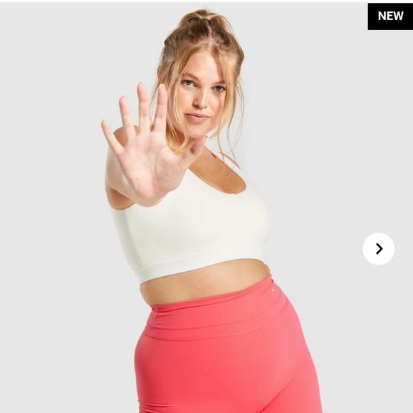 TRADE / ISO Whitney Simmons LS crop top Unbleached - Picture 5 of 5